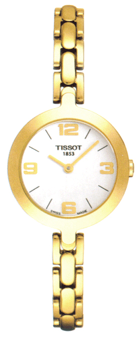 Tissot T-Lady Battery Operated Quartz Silver Ladies Watch T0032093303700 