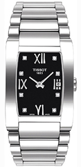 Tissot T-Lady Battery Operated Quartz Black Ladies Watch T0073091105600 