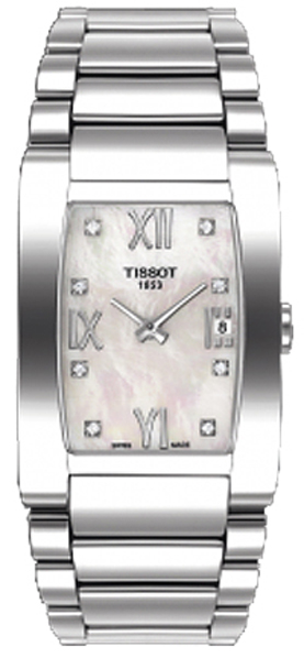 Tissot T-Lady Battery Operated Quartz Pearl White Ladies Watch T0073091111600 
