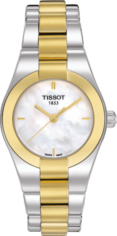 Tissot T-Lady Battery Operated Quartz Pearl White Ladies Watch T0430102211100 