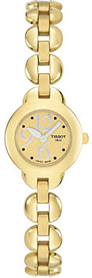 Tissot T-Lady Battery Operated Quartz Champagne Ladies Watch T01518522 