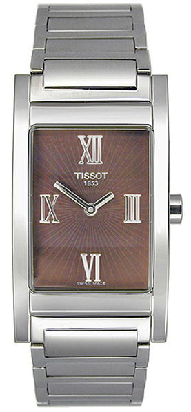 Tissot T-Lady Battery Operated Quartz Brown Ladies Watch T0163091129300 