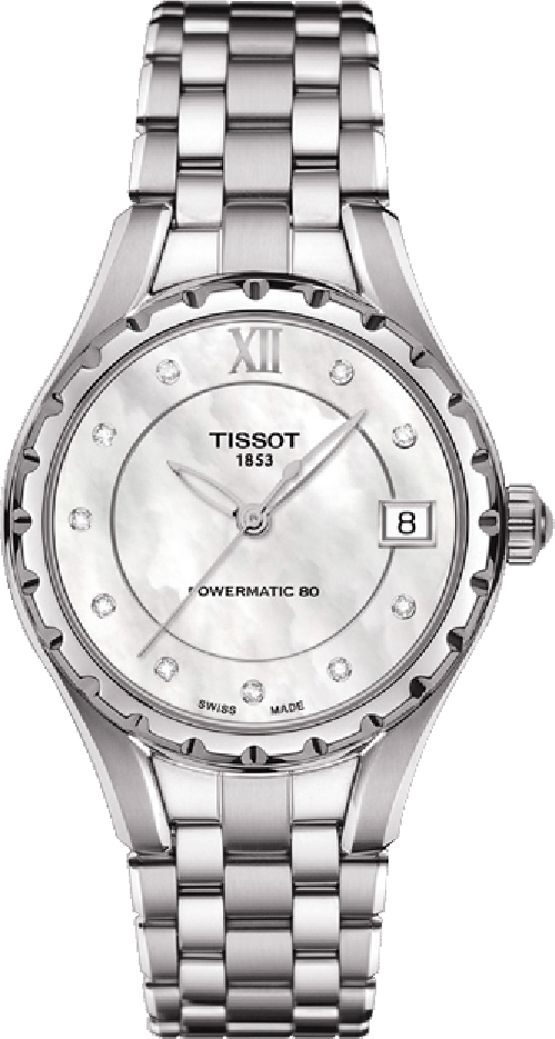Tissot T-Lady Self winding Automatic Pearl White Ladies Watch T0722071111600 