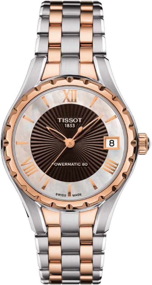 Tissot T-Lady Self winding Automatic Pearl White Ladies Watch T0722072211802 