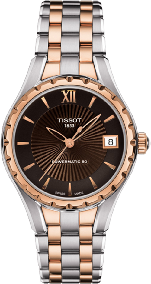 Tissot T-Lady Self winding Automatic Brown Ladies Watch T0722072229800 