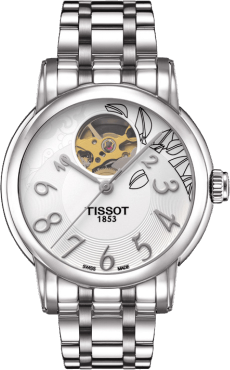 Tissot T-Lady Self winding Automatic Silver Ladies Watch T0502071103200 