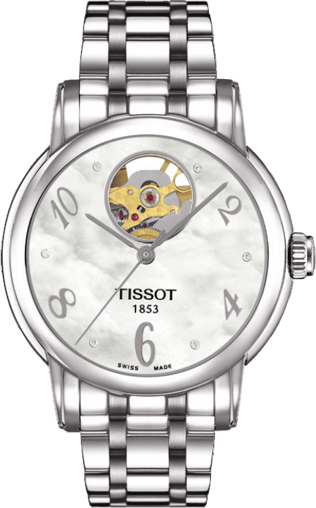 Tissot T-Lady Self winding Automatic Pearl White Ladies Watch T0502071111600 