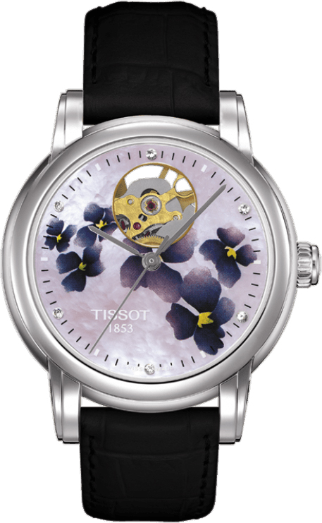 Tissot T-Lady Self winding Automatic Purple Ladies Watch T0502071610600 