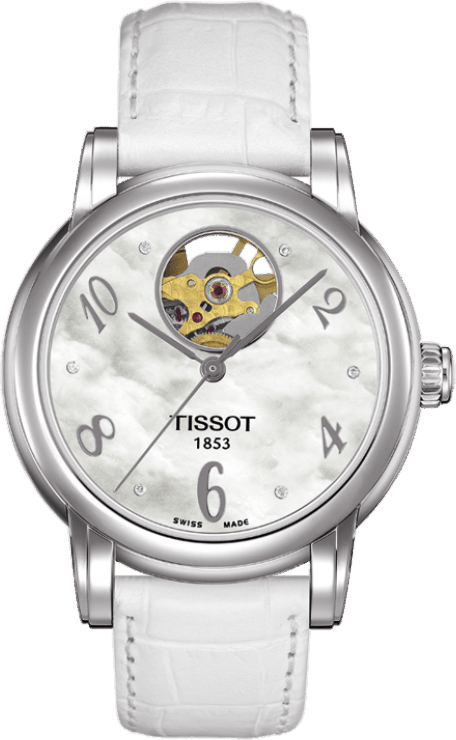 Tissot T-Lady Self winding Automatic Pearl White Ladies Watch T0502071611600 