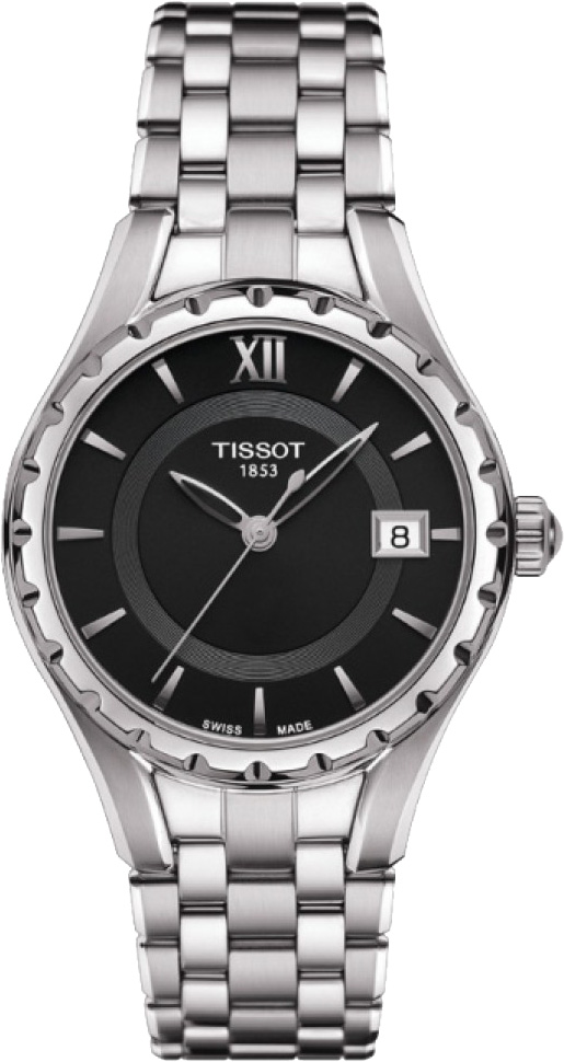 Tissot T-Lady Battery Operated Quartz Black Ladies Watch T0722101105800 