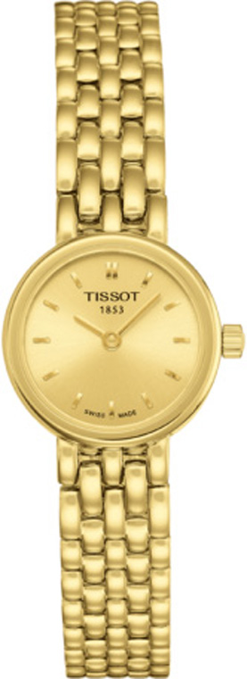 Tissot T-Lady Battery Operated Quartz Champagne Ladies Watch T0580093302100 