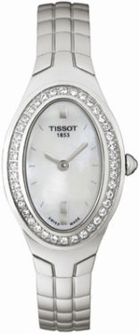 Tissot T-Lady Battery Operated Quartz White Ladies Watch T47148531-DB 