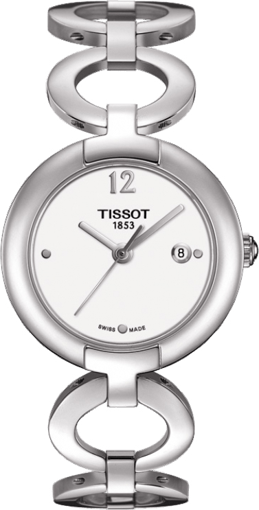 Tissot T-Lady Battery Operated Quartz White Ladies Watch T0842101101700 