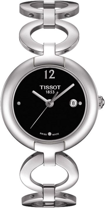Tissot T-Lady Battery Operated Quartz Black Ladies Watch T0842101105700 