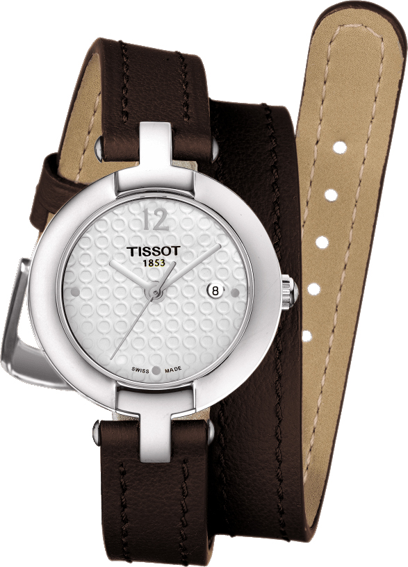 Tissot T-Lady Battery Operated Quartz White Ladies Watch T0842101601703 