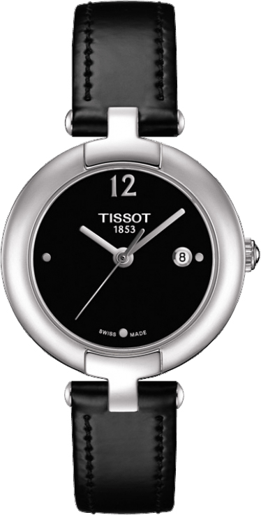 Tissot T-Lady Battery Operated Quartz Black Ladies Watch T0842101605700 