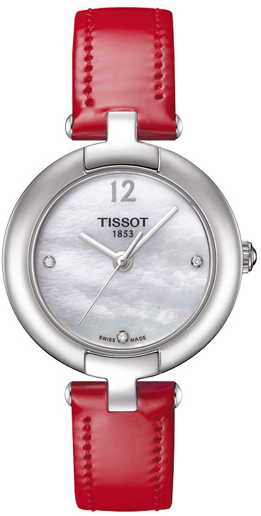 Tissot T-Lady Battery Operated Quartz Pearl White Ladies Watch T0842101611600 