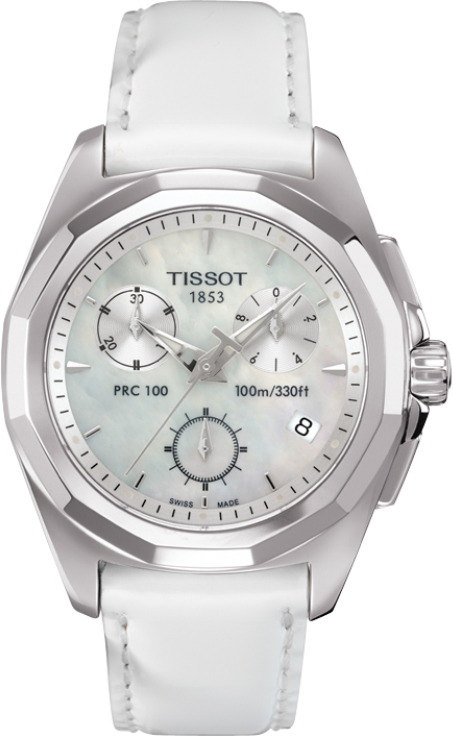 Tissot T-Lady Watches Ladies Pearl White Battery Operated Quartz T0082171611100 Watch 
