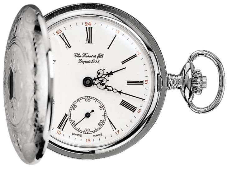 Tissot Pocket Watch Manual Winding White Mens Watch T83640113 