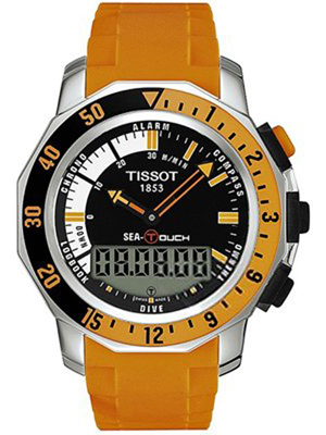 Tissot Touch Collection Battery Operated Quartz Black Mens Watch T0264201728102 