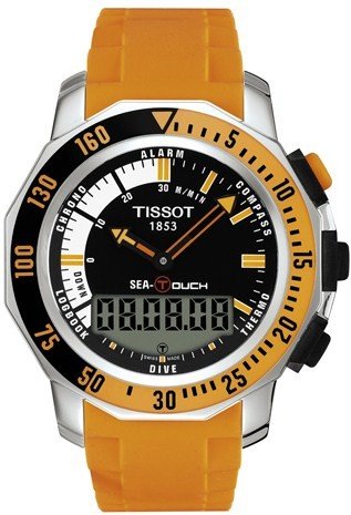 Tissot Touch Collection Battery Operated Quartz Black Mens Watch T0264201728103 