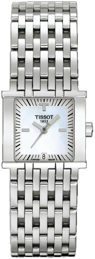Tissot T-Lady Battery Operated Quartz White Ladies Watch T02118181 
