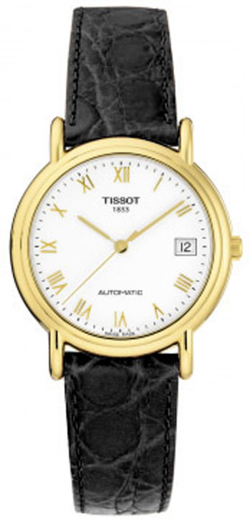 Tissot T-Gold Self winding Automatic White Mens Watch T71344413 
