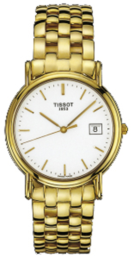 Tissot T-Gold Battery Operated Quartz White Mens Watch T73341311 