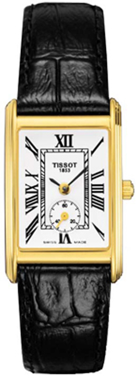 Tissot T-Gold Battery Operated Quartz White Ladies Watch T71331013 