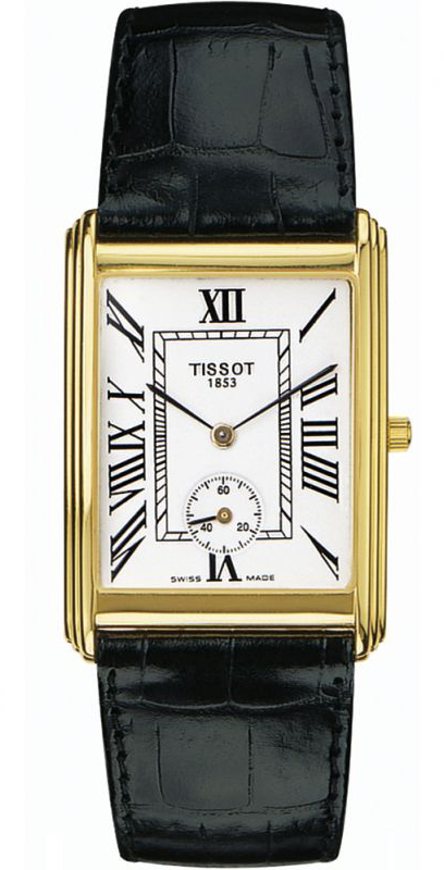 Tissot T-Gold Battery Operated Quartz White Mens Watch T71361013 