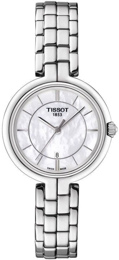 Tissot T-Lady Battery Operated Quartz White Ladies Watch T0942101111100 