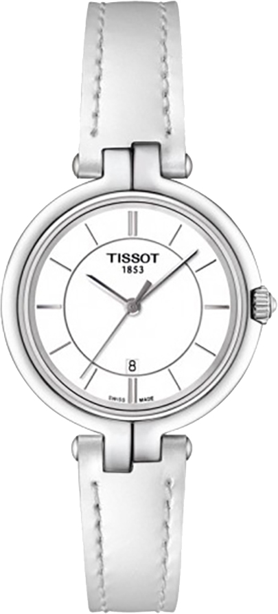Tissot T-Lady Battery Operated Quartz White Ladies Watch T0942101601100 