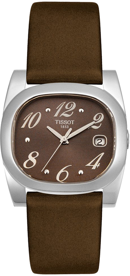 Tissot T-Lady Battery Operated Quartz Brown Ladies Watch T0093101729700 