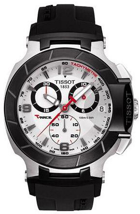Tissot T-Sport Battery Operated Quartz Silver Mens Watch T0484172703700 