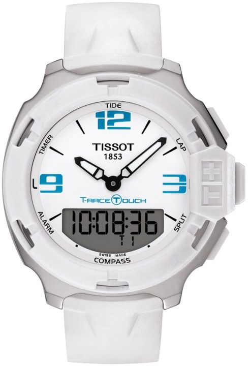 Tissot Touch Collection Battery Operated Quartz White Ladies Watch T0814201701701 