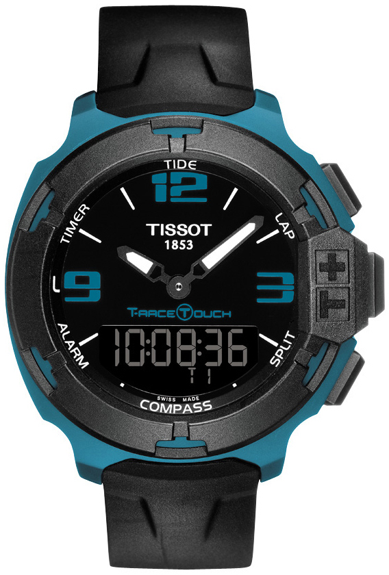 Tissot Touch Collection Battery Operated Quartz Black Mens Watch T0814209705704 