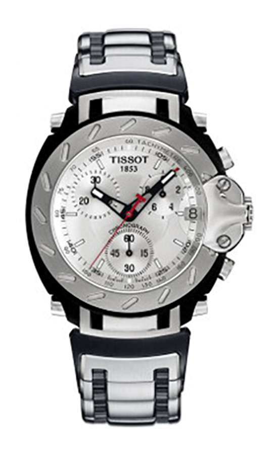 Tissot T-Sport Battery Operated Quartz Silver Mens Watch T90444631 