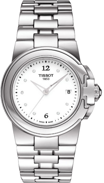 Tissot T-Lady Battery Operated Quartz White Ladies Watch T0802101101600 