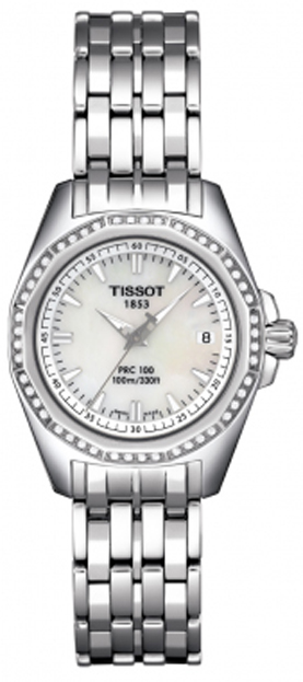 Tissot T-Lady Battery Operated Quartz White Ladies Watch T22118121 