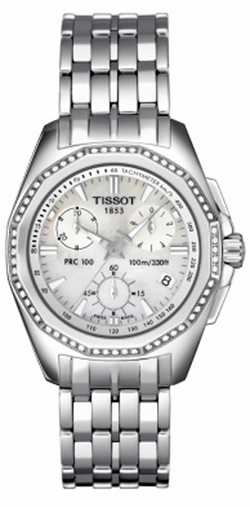 Tissot T-Lady Battery Operated Quartz White Ladies Watch T22148621 