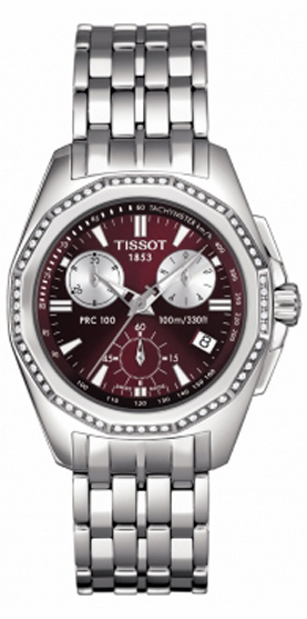 Tissot T-Lady Battery Operated Quartz Red Ladies Watch T22148681 