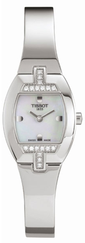 Tissot T-Lady Battery Operated Quartz White Ladies Watch T62129581 