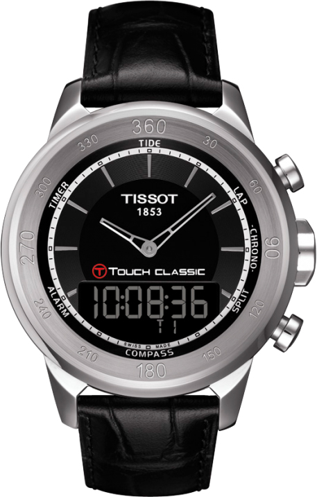 Tissot Touch Collection Battery Operated Quartz Black Mens Watch T0834201605100 