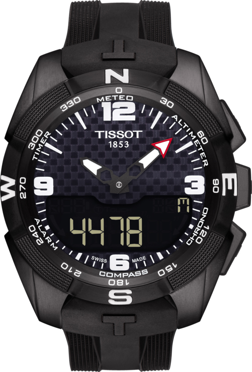 Tissot Touch Collection Battery Operated Quartz Black Mens Watch T0914204705701 