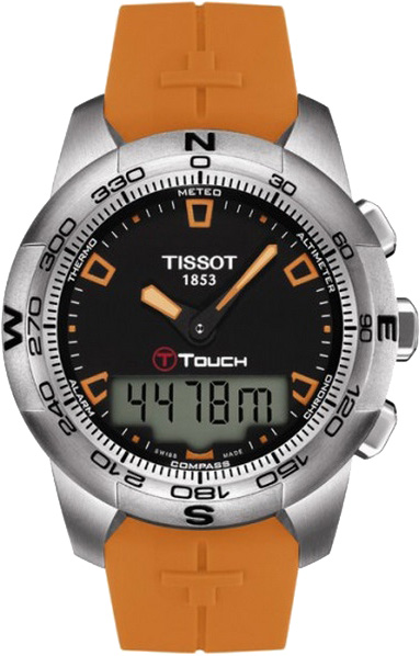 Tissot Touch Collection Battery Operated Quartz Black Mens Watch T0474201705101 