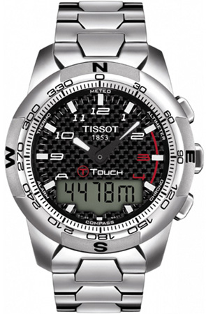 Tissot Touch Collection Battery Operated Quartz Black Mens Watch T0474204420700 