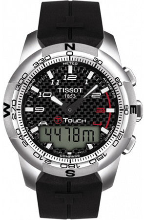 Tissot Touch Collection Battery Operated Quartz Black Mens Watch T0474204720700 