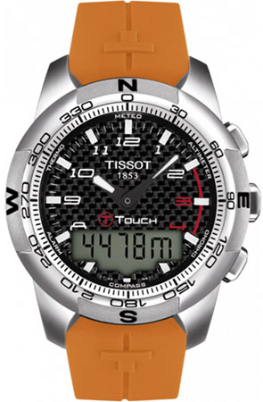 Tissot Touch Collection Battery Operated Quartz Black Mens Watch T0474204720701 