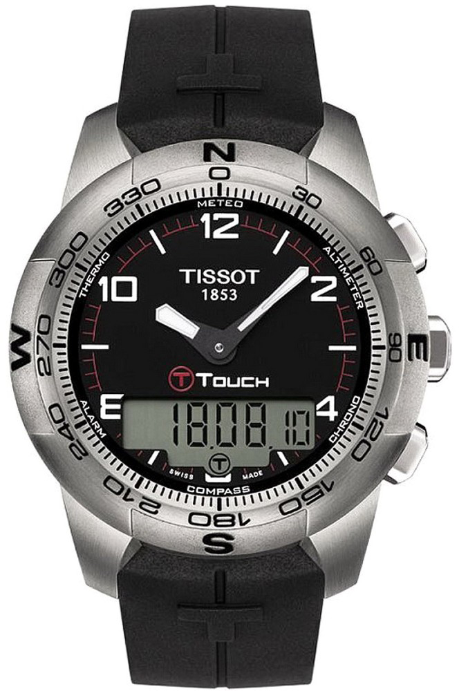 Tissot Touch Collection Battery Operated Quartz Black Mens Watch T0474204705700 