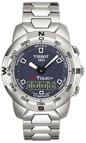Tissot Touch Collection Battery Operated Quartz Blue Mens Watch T33788841 